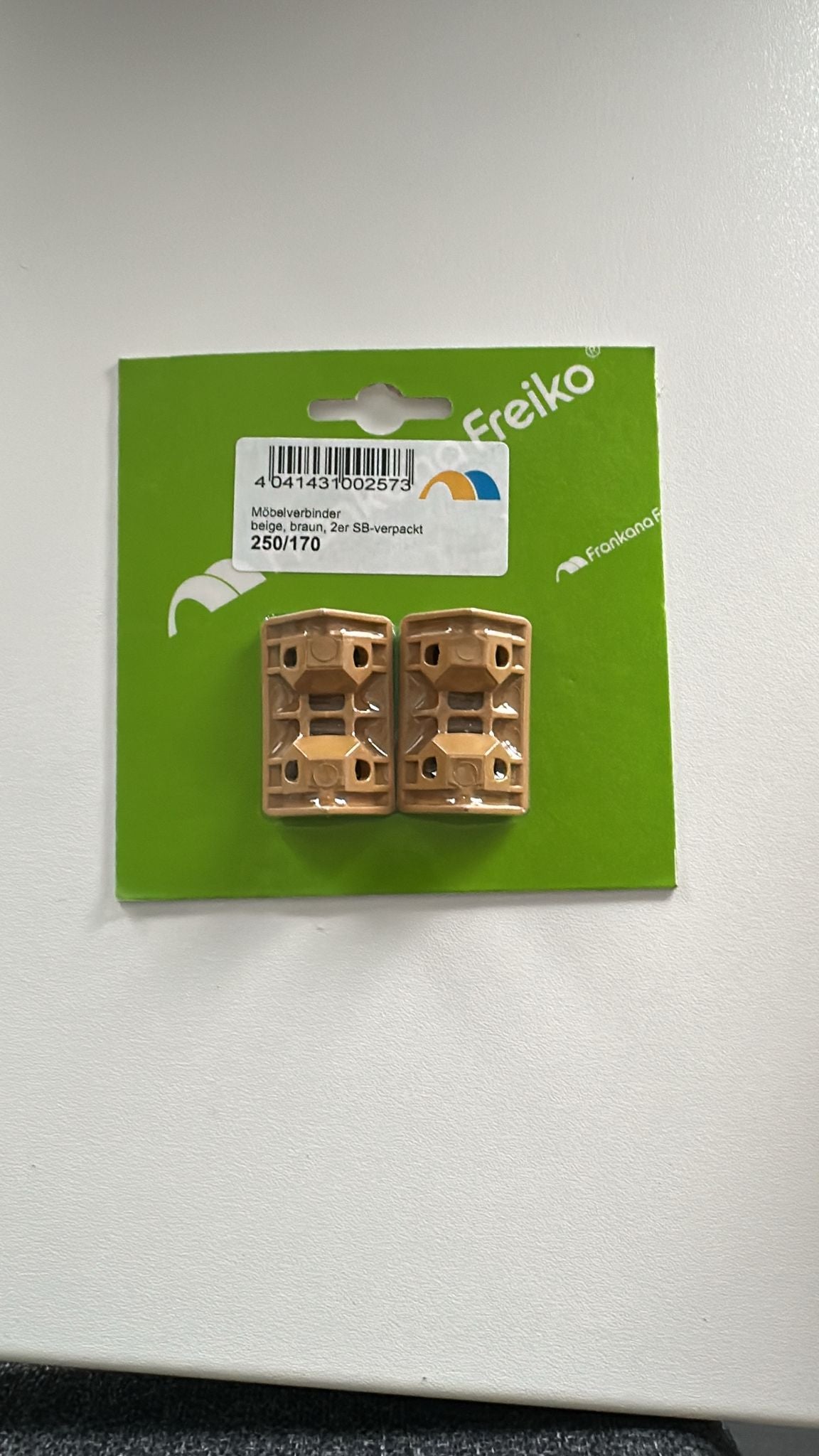 Möbelverbinder beige,braum 2er Set