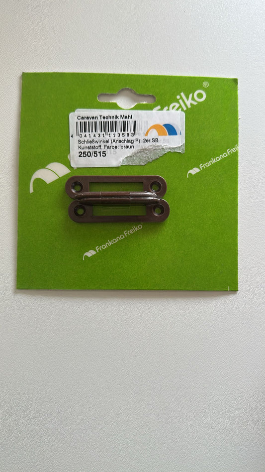 Schließwinkel braun 2er Set