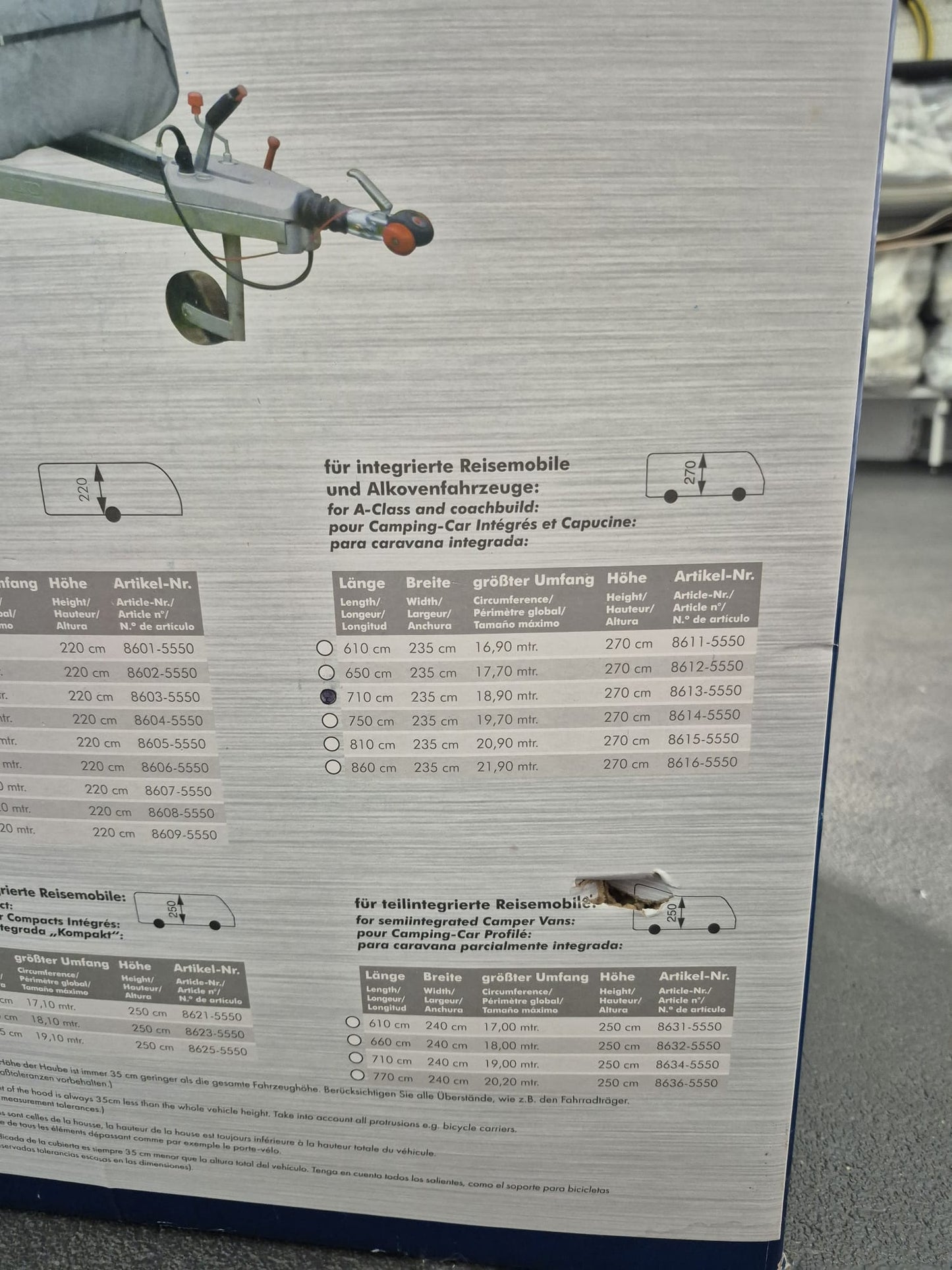 Fahrzeugschutzhülle / Abdeckung
