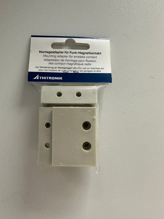 Montageadapter für Funk-Magnetkontakt 2er Set Weiß